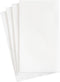 Caspari Paper Linen Solid Guest Towel Napkins in White - Four Packs