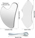 Mellisore Set, 3Pcs Stainless Steel Gua Sha Tool Facial & Body Gua Sha for Jawline Sculpting, Lymphatic Drainage