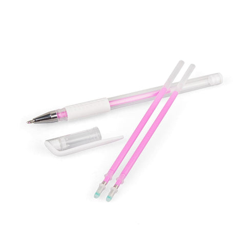 Eyebrow Microblading Marker Pen, Skin Marker Pen for Permanent Makeup Position Mapping (Pink)