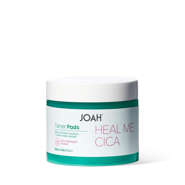 JOAH Heal Me CICA Face Toner Pads, Centella Asiatica for Soothing, Calming, Balancing Sensitive Skin, 50 Pads
