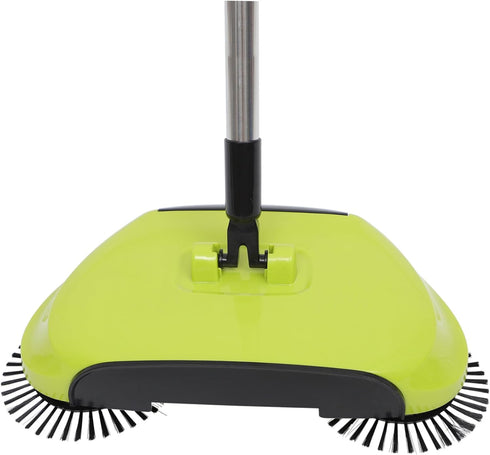3 in 1 Push Sweeper Carpet Broom - Manual Push Floor Sweeper and Dustpan for Household Cleaning