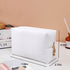 Small Makeup Bag for Women, Large Capacity Waterproof Travel Toiletry Bag, Cute Organizer for Makeup Brushes (Small