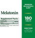 Nature's Bounty Melatonin, 1mg, 180 Tablets, 100% Drug Free Sleep Aid, Promotes Relaxation and Sleep Health