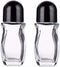 Wresty Roll On Glass Bottles for Essential Oils, 2 Pcs Empty Deodorant Containers Roller Ball Bottles (50ml/1.69Oz)