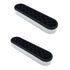 TANG SONG 2 PCS Silicone Makeup Brush Holder, Cosmetic Storage Box Desktop Organizers (Black)