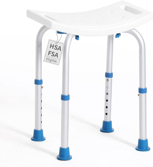 FSA/HSA Eligible Shower Chair for Inside Shower, Shower Stool for Insidetub, Tool-Free