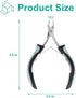 IVON Non-Slip Professional Cuticle Trimmer, Stainless Steel Nipper Cutter