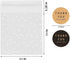 400PCS White Polka Dot Treat Bags Set, Self Adhesive Candy Cookie Bags Set, 200 Cellophane Bags + 200 Thank You