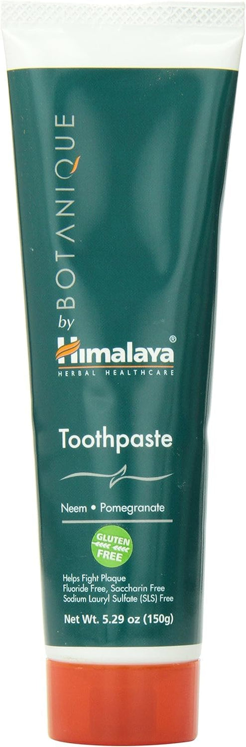Himalaya Herbal Healthcare Neem & Pomegranate Toothpaste, 5.29 Ounce Net Wt. (Pack of 6)