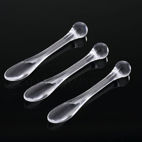 10 Pcs Transparent Acrylic Makeup Sticks, Mud Mixing Tool and Mask Spatula for DIY Face Beauty