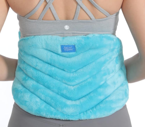Relief Expert Microwavable Heating Pad for Back Pain, Menstrual Cramps, Unscented Heating Pad