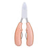 Nail Clippers for Ingrown/Thick Toenails, Surgical Grade Stainless Steel with Ergonomic Handles, Rose Gold