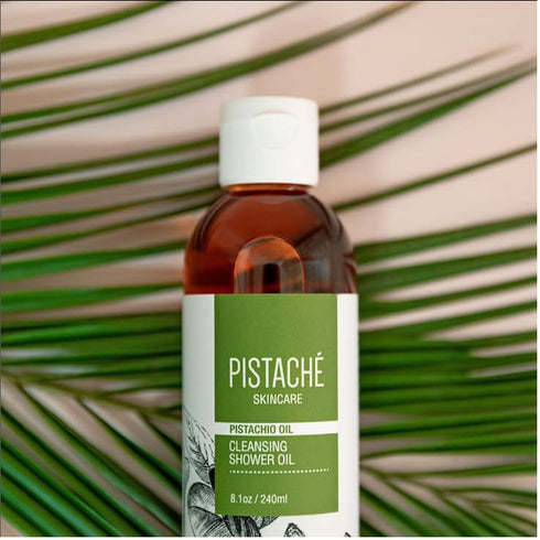 Pistaché Skincare Pistachio Oil Cleansing Shower Oil - 8.1 oz - Moisturizing and Nourishing