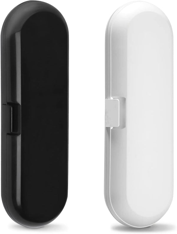 Fowecelt 2 Pack Electric Toothbrush Travel Case - Portable Travel Toothbrush Holder for Oral-B Pro and Other Electric