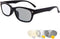 EYEGUARD Classic Photochromic Reading Glasses Spring Hinged Readers Sunglasses for Men and Women