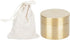 Dustproof Brass Pill Case, Mini Outdoor Waterproof Round Shape Container for Sports, Camping, Hiking - S