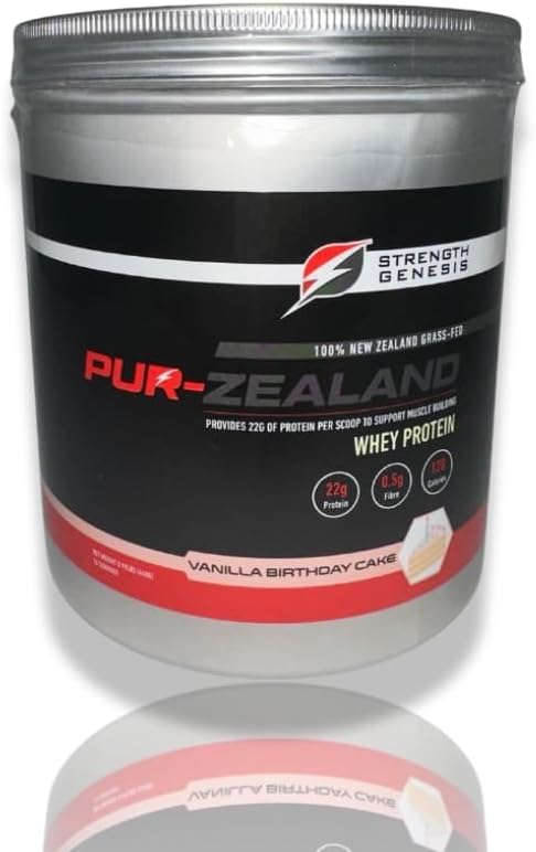 Pur Zealander Grass-Fed Whey Protein - Vanilla Flavor