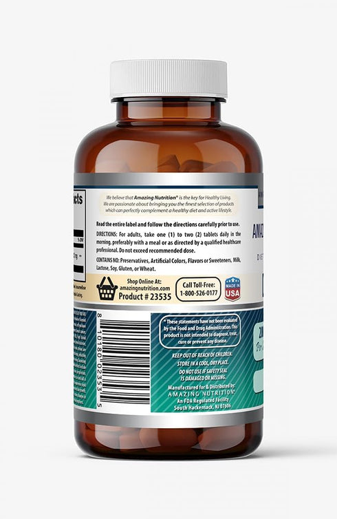 Amazing Formulas DHEA Supplement, 200 Mg Per Serving, 120 Tablets, Non-GMO, Gluten-Free
