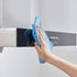 SINLAND Microfiber Glass Cleaning Cloth, 6PK, Lint Free for Windows, Car, Mirrors, Stainless Steel, 16x16 Inch