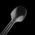 200 Pack 4 Inch Clear Plastic Spoons, Mini Dessert Spoons for Kitchen, Party, Dessert Station