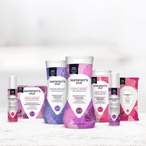 Summer's 15 oz. (Pack 10) Eve Delicate Blossom Daily Refreshing Feminine Wash, Removes Odor, pH balanced, fl