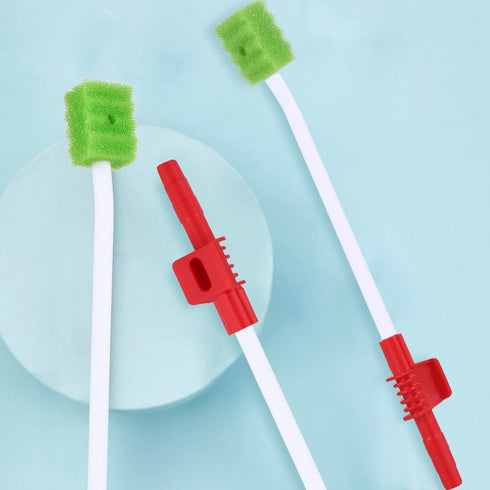 Wellgler's Oral Care Single Use Suction Swab, Box of 30