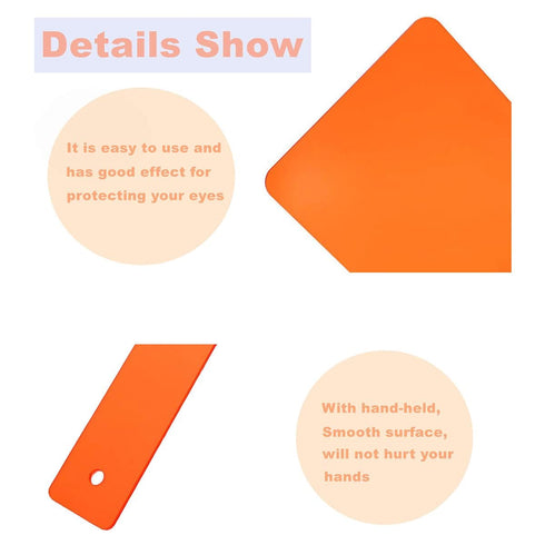 2 pcs Dental Shield Plate Shade Board, Eye Protector