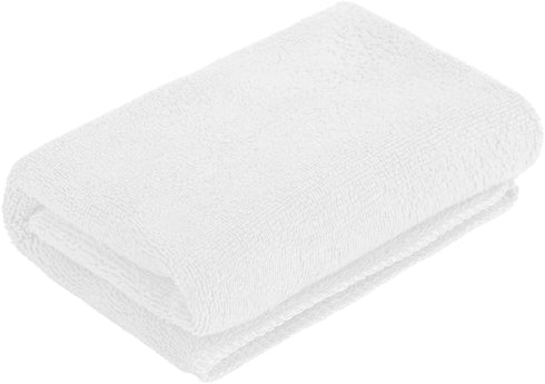 Muka 10 Pcs Cleaning Towels, Microfiber Washcloth High Absorbent White Wipe Rags, 12