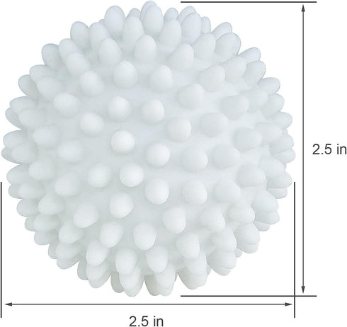 XIEHE 4 Pack Dryer Balls - Non-Toxic Reusable Dryer Balls (White)