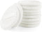 AUEAR 10 Pack Powder Puffs, Washable Pure Cotton Round Makeup Pads for Loose Foundation (White)