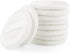 AUEAR 10 Pack Powder Puffs, Washable Pure Cotton Round Makeup Pads for Loose Foundation (White)