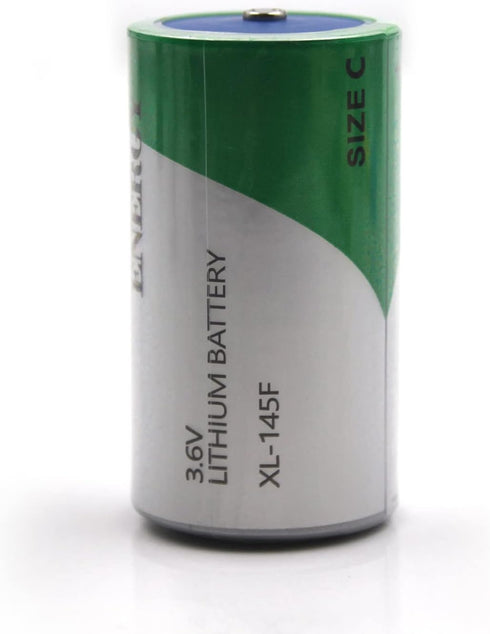 YUTSUJO (2-Pack) 3.6V 8500mAh XL-145F ER26500 C Size Lithium Thionyl Chloride Battery Replacement for with Button Top