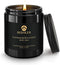 Lavender Eucalyptus Scented Candles for Home - Masculine Black Candles Gift for