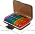 HOODANCOS Weekly Pill Organizer Portable Medicine Case with Wear-Resistant Colorful Compartments, Small Travel Medicine