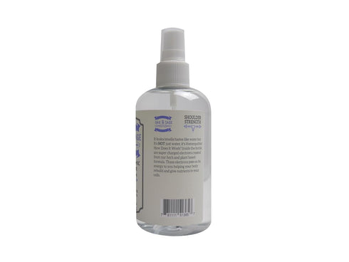 OAK & SAGE 8oz 100% Homeopathic Shoulder Strength - Unscented - - Herbs, No Alcohol, No Chemicals