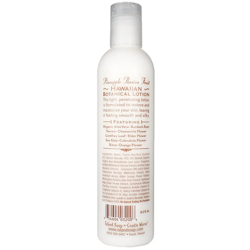 Island Soap and Candle Works Pineapple Scented Body Lotion, 8.5 Fl Oz, Paraben Free