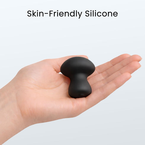 VITAMASS Handheld Massage Ball, Portable Waterproof Rechargeable Mini Massage Tool (Black)