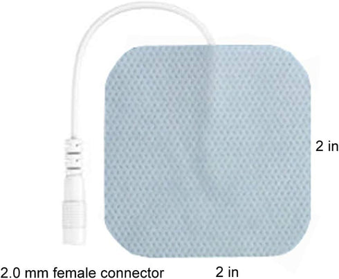 TENS Unit Pads, 24 Pieces Wired Self-Adhesive Electrodes, Premium Replacement Pads for TENS Units