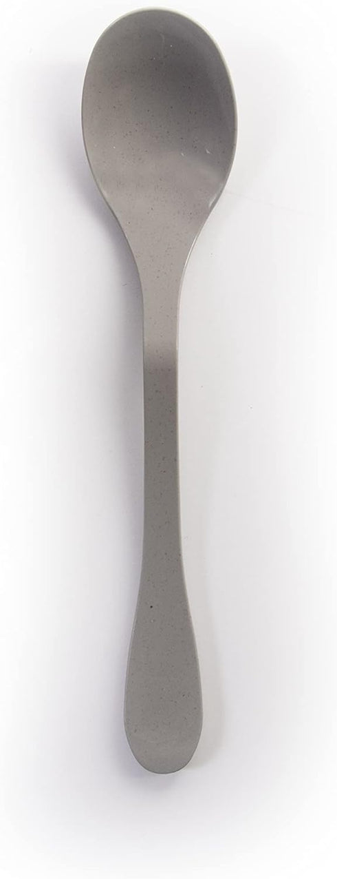 Knork Eco Spoon Plant Based Cutlery Bamboo Reusable Flatware Set, 12 Piece, Gray