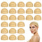 Stocking Wig Cap for Women, Stretchy Nylon Hair Cap for Wig, Beige, 24 PCS