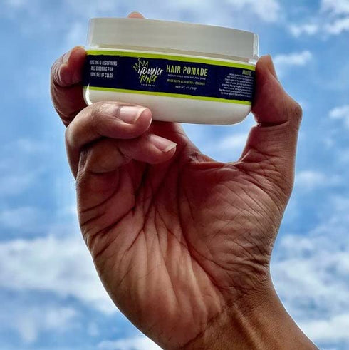 YOUNG KING HAIR CARE Kids Pomade for Boys, 4 oz to Tame Flyaways and Sculpt Natural Curls, Plant-Based