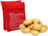 UPSTORE 4PCS 4 Red Microwave Potato Bags Reusable Baked Bag Potato Microwave Baking Pouches for Potato Pouch Cooking