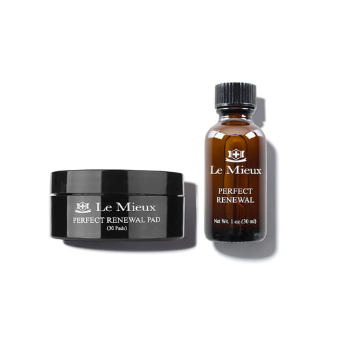 Le Mieux Perfect Renewal Set - Gentle Peel for Face with Mandelic Acid, Hyaluronic Acid, 30 ml / 30 Pads