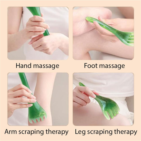 Much Hotter 3pcs Head Massager Comb, Gua Sha Facial Massage Tools Five Claw Facial Scrapper Scalp Massage Comb Scraping