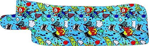 Nasogastric or Oxygen Tube Precut Adhesive Tape, Superhero Theme, 10 Pack