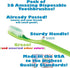 Plak Smacker (36 Mintburst Prepasted Individually Wrapped Toothbrush Toothbrushes)
