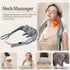 Neck and Back Massager with Heat, Deep Kneading Shoulder Massage, Electric Wrap-Around Design