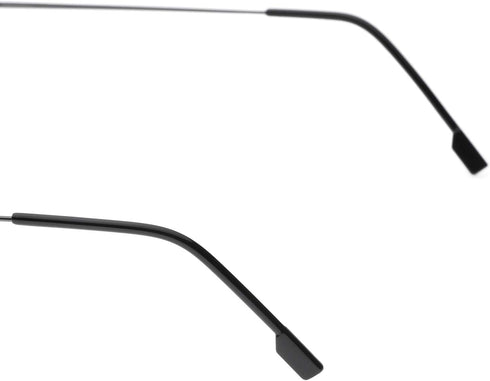 Fuisetaea Round Rimless Frame Reading Glasses for Men Women, +2.50 Titanium Alloy Lightweight Eyeglasses