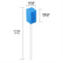 Disposable Oral Care Swabs, Tooth Cleaning Mouth Swabs, 50 Blue