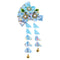 Japanese Style Women Flower Hair Clip, Tassel Hair Ornament, Kimono Decor Fabric Hanfu Hairpin